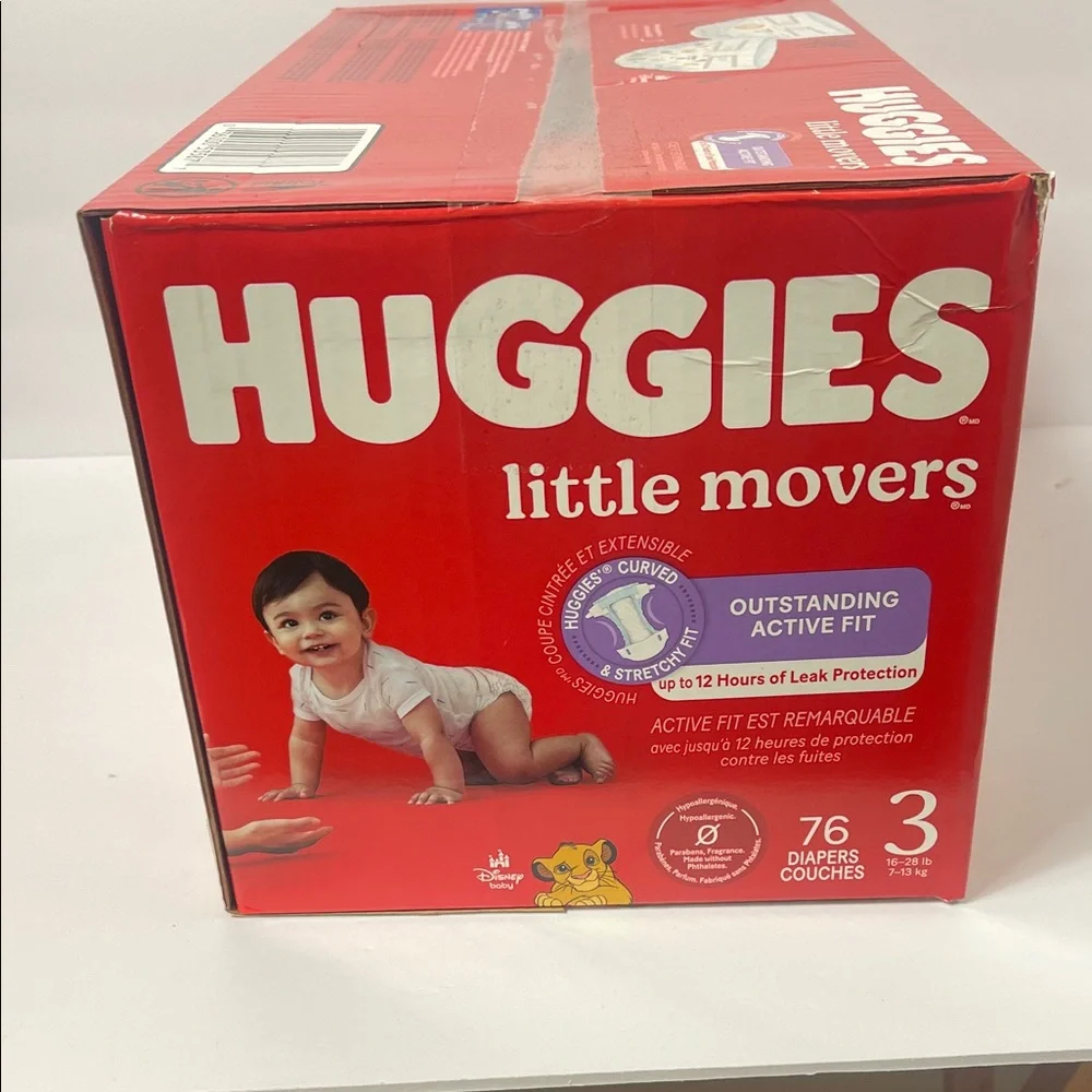 Huggies Little Movers Diapers Size 3